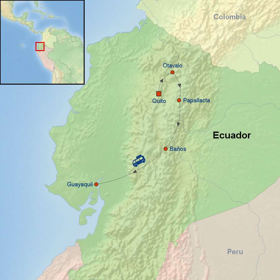 Ecuador map