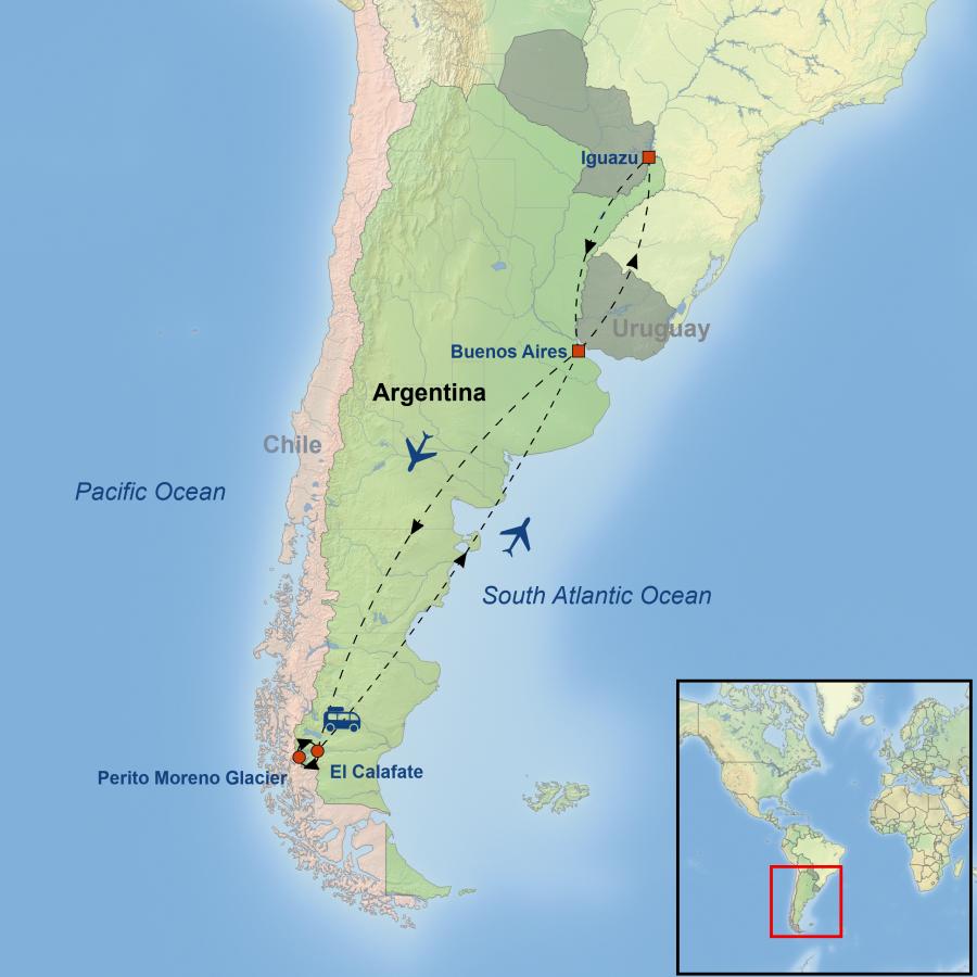 Argentina map