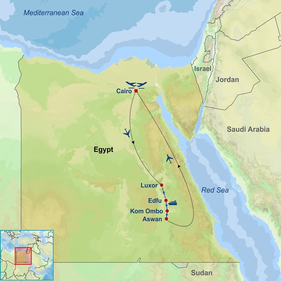 Egypt map