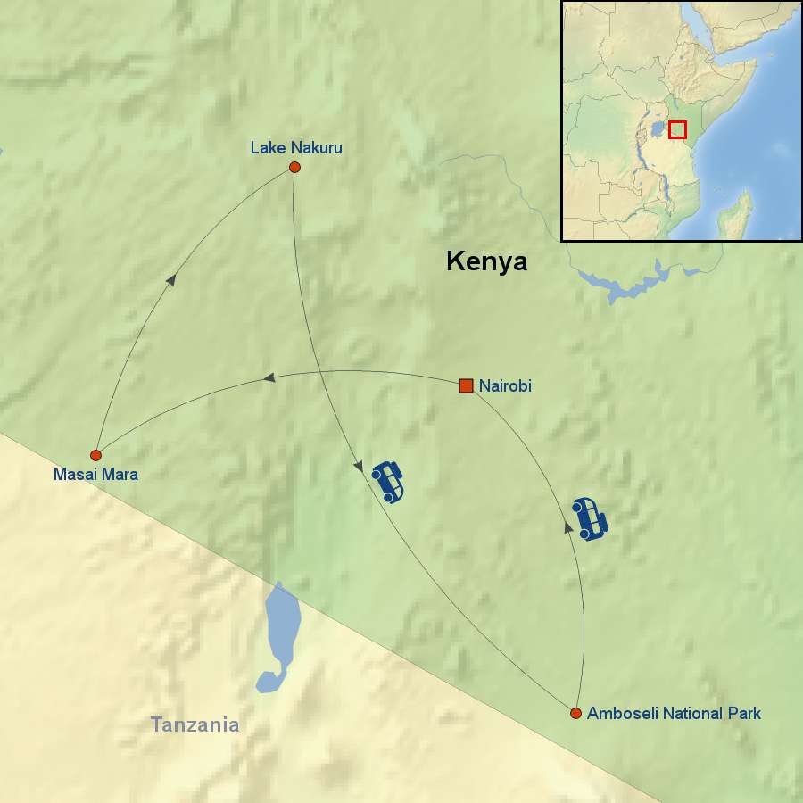 Kenya map