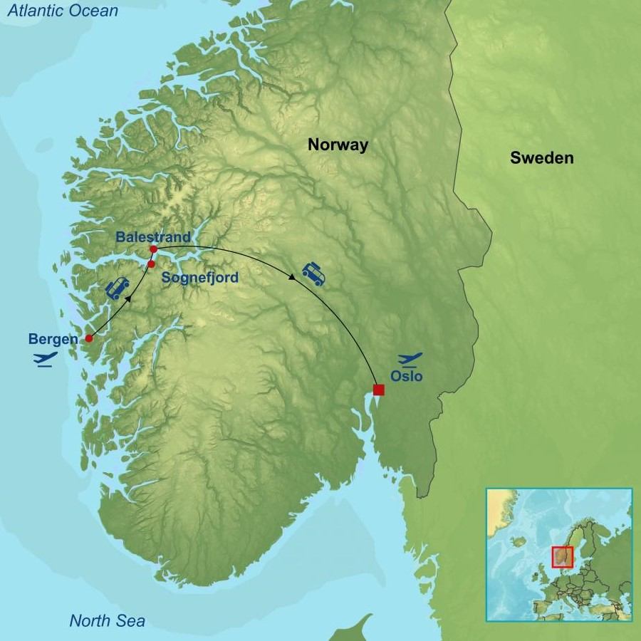 Norway map