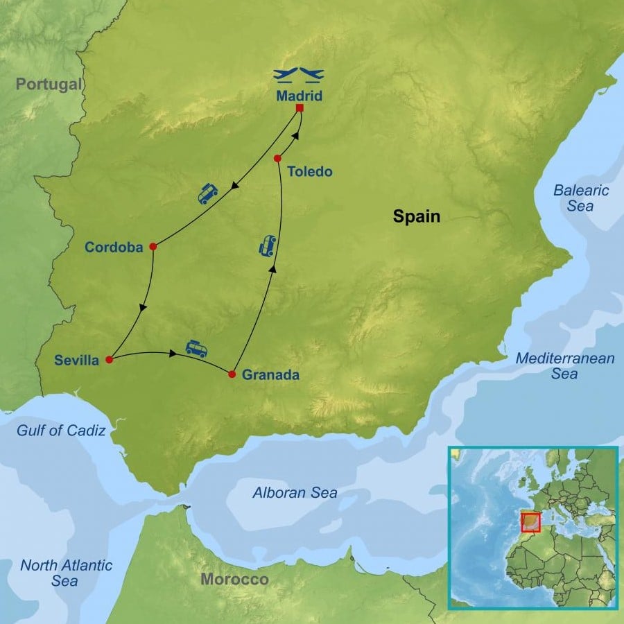 Spain map